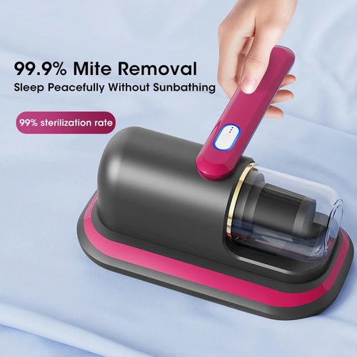 10kPa Handheld Mattress Vacuum Mite Remover Cordless Cleaner for Home - lattyboutique