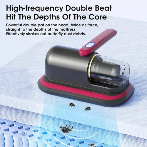 10kPa Handheld Mattress Vacuum Mite Remover Cordless Cleaner for Home - lattyboutique