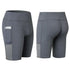 All Seasons Yoga Shorts Stretchable With Phone Pocket - lattyboutique