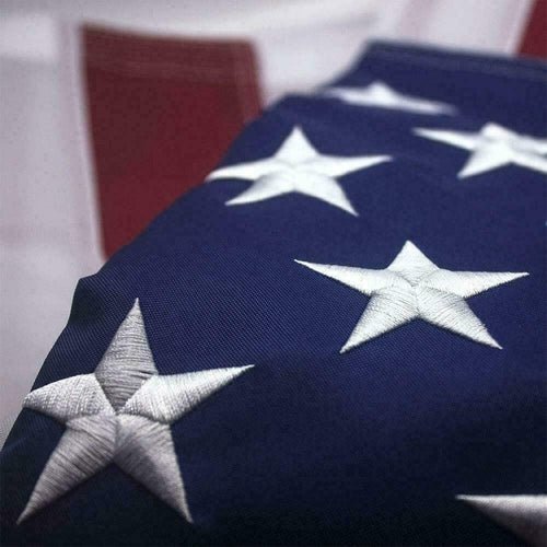 American Flag Outdoor Heavy Duty Embroidered Stars USA Flag - lattyboutique