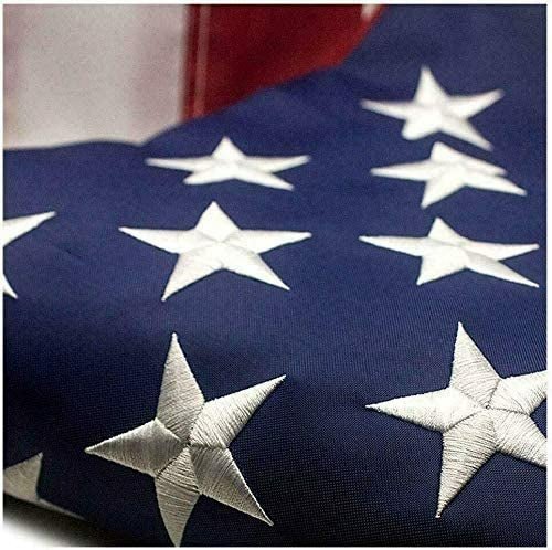 American Flag Outdoor Heavy Duty Embroidered Stars USA Flag - lattyboutique