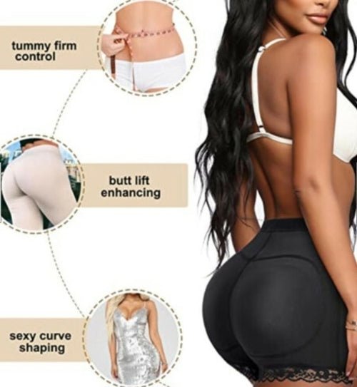 Padded Body Shaper Butt Lifter Panty - lattyboutique